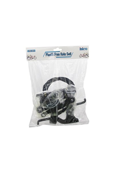 Go İthalat PLASTİK BİSİKLET FREN TAKIMI SET 2PCS FREN KOLU - 1PCS FREN TELİ - 4PCS FREN MEKANİZMA - PABUÇ (52