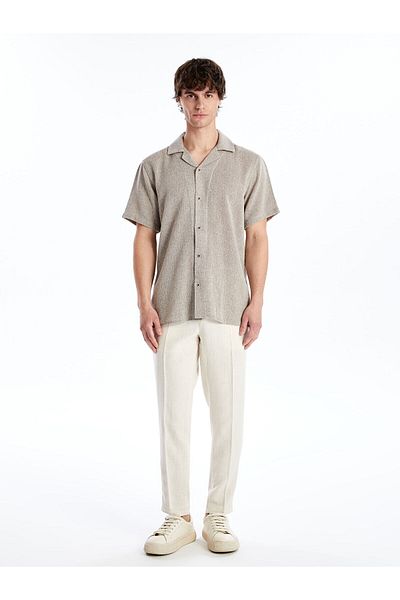 LC Waikiki Slim Fit Linen Blended Men's Trousers