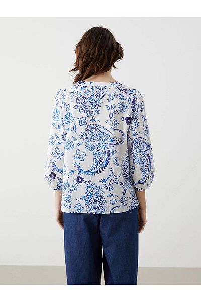 LC Waikiki Bluză de damă cu guler floral