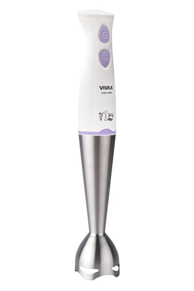 Vivax Oliva Vivax SB-400WP vertical mixer, 400 W, 2 speeds, Turbo function, White/Purple