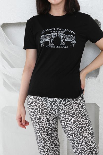 FAMES PİJAMA Yazlik Lycra Comfortable Women's Pajama Set