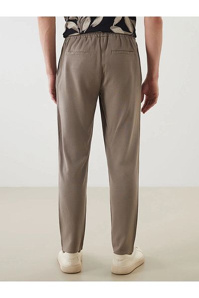 LC Waikiki Standard Pattern Linen Blended Men's Trousers