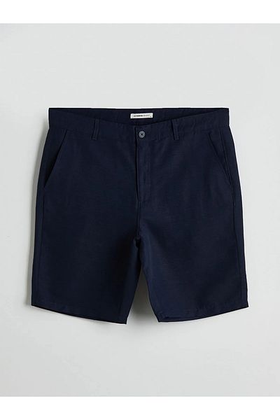 LC Waikiki Ανδρικό σορτς Standard Mold Linen Blend