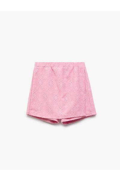 Koton New Season Fisto Elastic Waist Mini Shorts Skirt