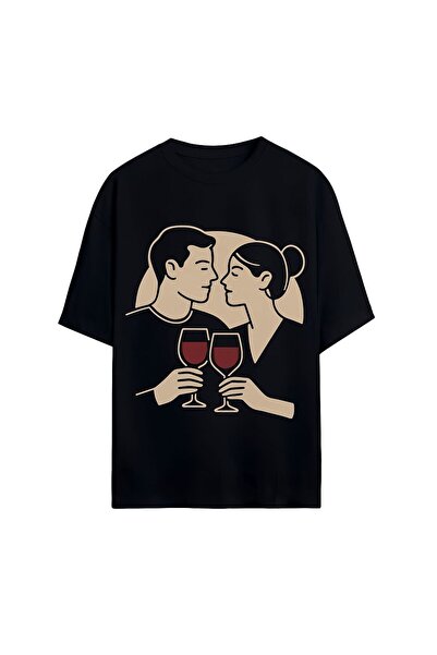 MAGORS تي شيرت مطبوع برقبة دائرية من القطن العضوي بنسبة 100% للجنسين من GraffTee