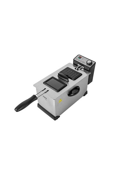 Vivax Oliva Friteuză cu ulei, VIVAX DF-2003SS, capacitate 3 l, putere 2000 W, oțel inoxidabil, argintiu
