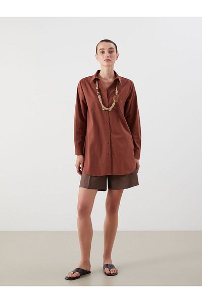 LC Waikiki Pink Regular Fit Women's Shirt Tunic