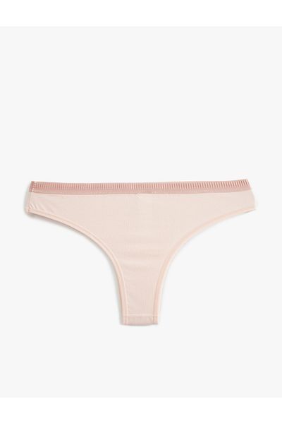 Koton New Season Comfortable Fit Cotton Printed Brazilian Panties