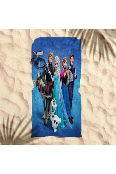 hediyechy Gift Duvet Cover Elsa 3D Printed Piaj Towel