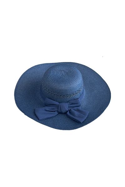 MUK's Beauty Tools Women's Straw Hat Beach Hat Uv Protection with Bow Detail