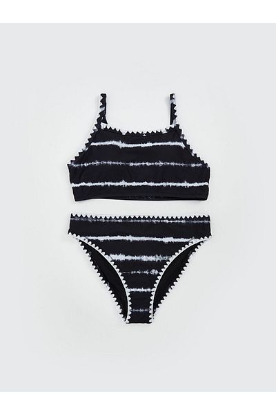 LC Waikiki Black Quick Dry Uv Protection Girls Bikini