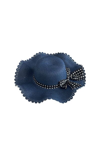 MUK's Beauty Tools Bow Daisy Model Women's Straw Hat Beach Hat