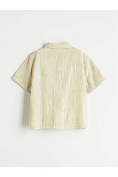 LC Waikiki Khaki Basic Boy's Shirt