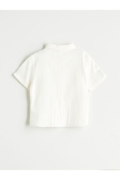 LC Waikiki Khaki Basic Boy's Shirt