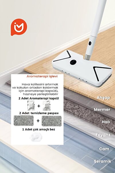 woodhub Çok Fonksiyonlu Buharlı Temizleyici Yedek Bez Seti KF1804