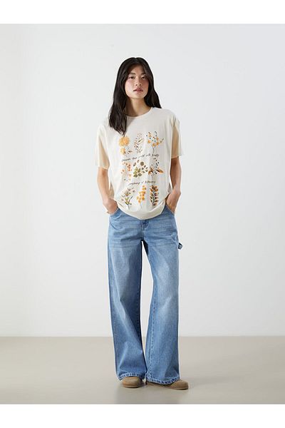 LC Waikiki Pantaloni de damă Baggy Fit de sezon nou - S5R600Z8
