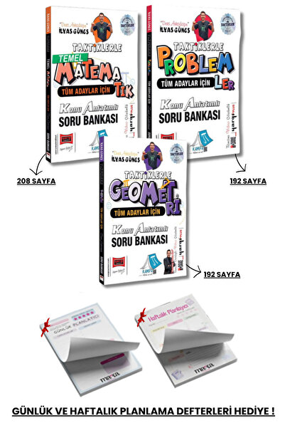 Yargı Yayınları Tüm Adaylar TYT AYT KPSS Taktiklerle Matematik ve Problemler ...