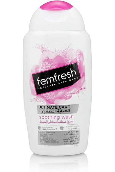 Femfresh لوشن منعش للمنطقة الوردية والوردية - فيم فريش 250 مل