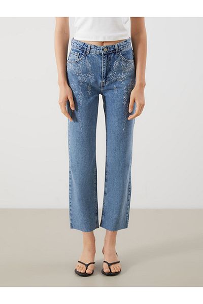 LC Waikiki New Season Straight Fit Women's Jean Trousers - S5Re20Z8