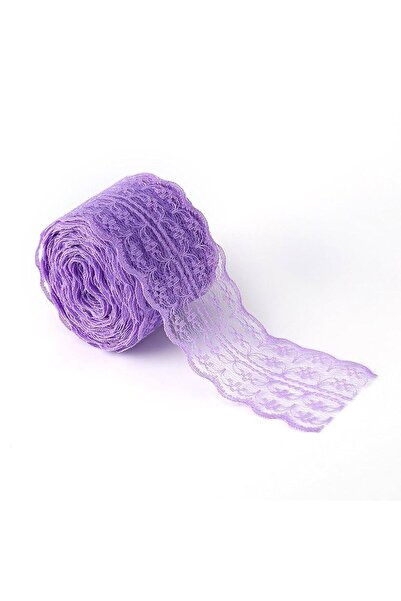 DUCK HOBY Panglică de dantelă guipură cu două straturi de 20 de metri (lățime...