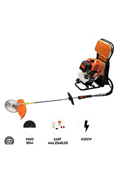 Genel Markalar TIRPAN OT BİÇME MOTORU BENZİNLİ SIRT TİPİ 3 ADET UÇ 2.2 KV 52 CC