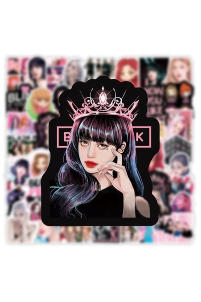 MS Major Selection Set de autocolante pentru tabletă pentru laptop cu ilustrație Blackpink