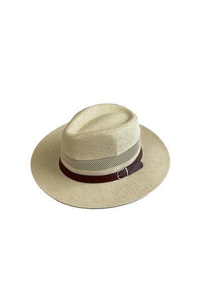 MUK's Beauty Tools Straw Hat Uv Protection Beach Hat Cowboy Fedora Men Hat