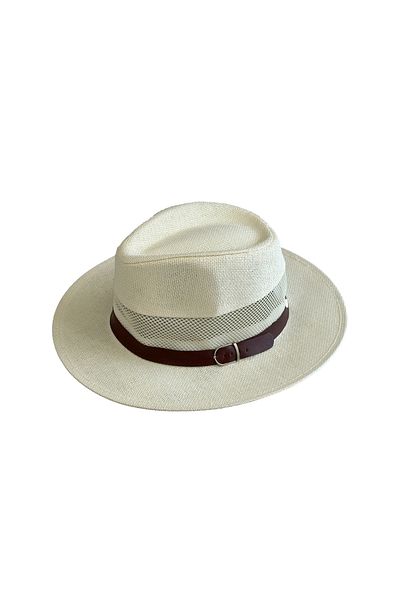 MUK's Beauty Tools Straw Hat Uv Protection Beach Hat Cowboy Fedora Men Hat