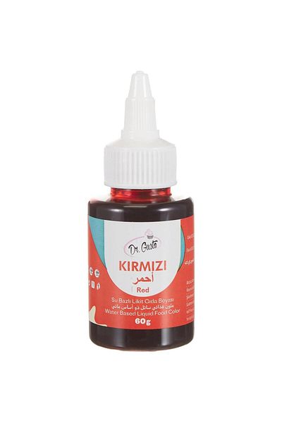 Dr. Gusto Liquid Food Coloring Red 60 Gr Set of 5