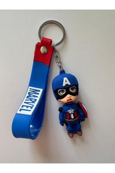 HISCOSMETIC Starry Shield – Special Design Keychain for Captain America Lovers