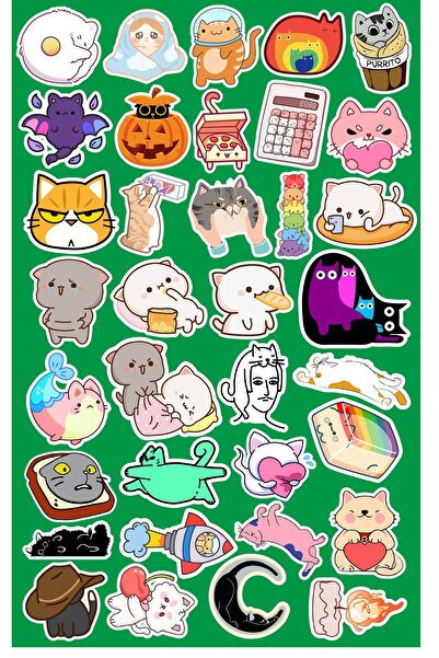 MS Major Selection ملصق مضحك للقطط من السلسلة 3 للهاتف المحمول والكمبيوتر الم...