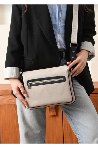 çantamgelsin Just Polo Women's 6-Section Shoulder and Crossbody Bag