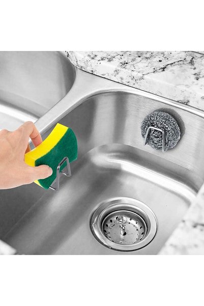 Generic Brand Faucet Side Sponge Holder Sponge Rack Bathroom Kitchen Organizer 2 Pieces W-1 Wi̇vo Shop