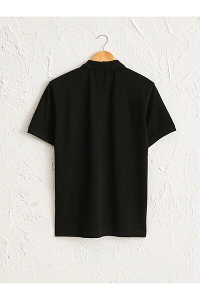 LC Waikiki Lc Waiki Men's Black T-Shirt Polo Neck Short Sleeve Basic Pike from Your Fashion Style