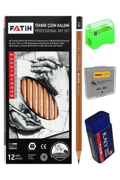 Artlantis Technical Drawing Pen 12 Pack 1 Pack Fatih Graduated Pen Set Pencil...
