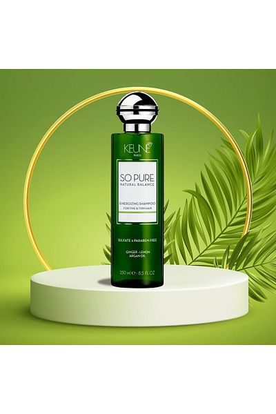 Keune Natural Balance So Pure Kion Revitalizing Shampoo for Fine and Thin Hair is paraben and sulfate free.