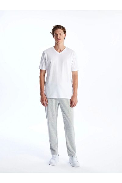 LC Waikiki Lc Waiki V-Neck Short Sleeve Combed Cotton Men's T-Shirt