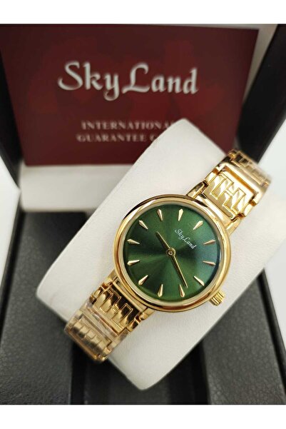 Skyland ساعة يد نسائيه سكاي لاند استيل