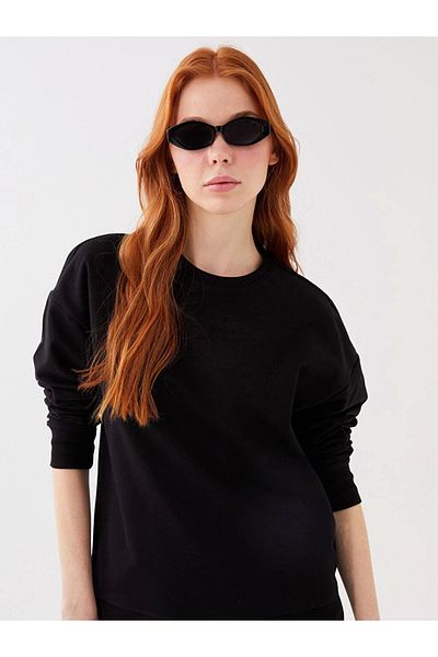 LC Waikiki Lc Waiki Women's Crew Neck Plain Long Sleeve Sweatshirt