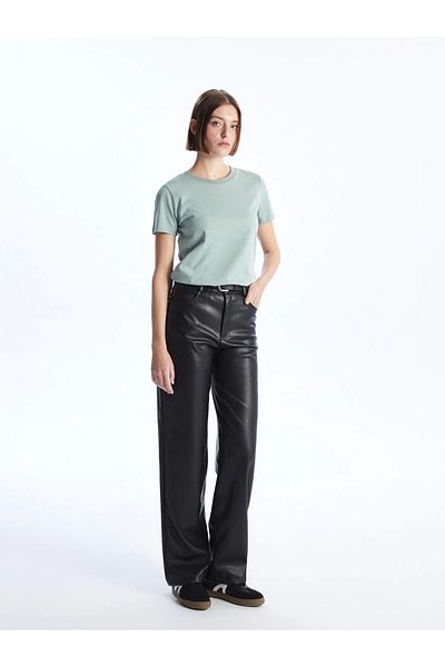 LC Waikiki Lc Waiki Crew Neck Plain Short Sleeve Women's T-Shirt