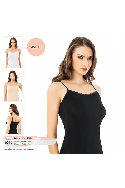 Fily Underwear Viscose Fabric Thin Strap Undershirt