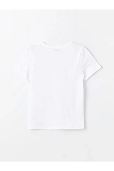LC Waikiki Lc Waiki Vision V-Neck Plain Short Sleeve Women's T-Shirt