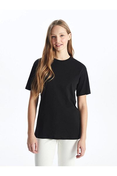 LC Waikiki Lc Waiki Xside Crew Neck Plain Short Sleeve Women's T-Shirt