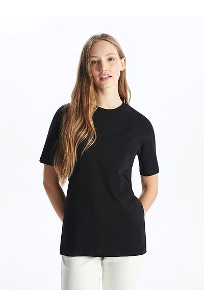 LC Waikiki Lc Waiki Xside Crew Neck Plain Short Sleeve Women's T-Shirt
