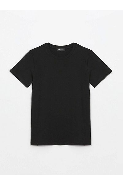 LC Waikiki Lc Waiki Vision Crew Neck Plain Short Sleeve Women's T-Shirt