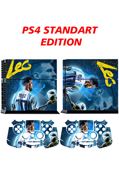 KT Decor Leo Messi Playstation 4 Full Sticker Kaplama Seti