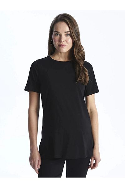 LC Waikiki Lc Waiki Maternity Crew Neck Plain Short Sleeve Maternity T-Shirt