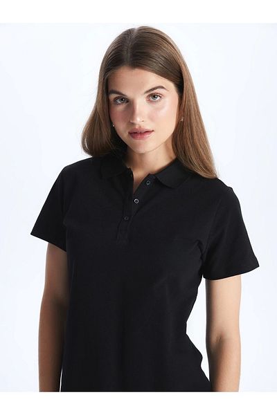 LC Waikiki Lc Waiki Polo Neck Plain Short Sleeve Women's T-Shirt