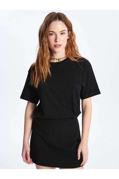 LC Waikiki Lc Waiki Crew Neck Plain Short Sleeve Women's T-Shirt