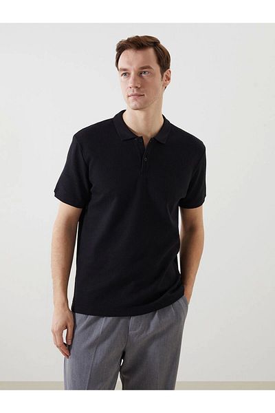 LC Waikiki Lc Waiki New Season Polo Neck Short Sleeve Pique Men's T-Shirt - S5Io94Z8